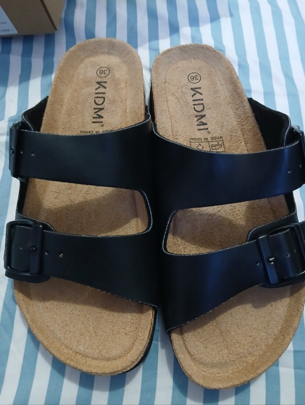 Kidmi Women's Black Sandals Size 36 (US 6/5.5). NWT/Never Used.